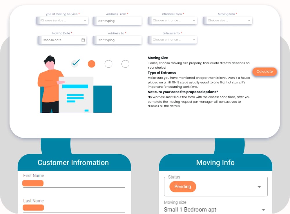 MovingCRM Estimator Interface